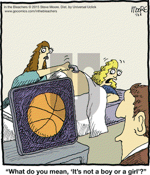 In the Bleachers on Wednesday January 28, 2015 Comic Strip