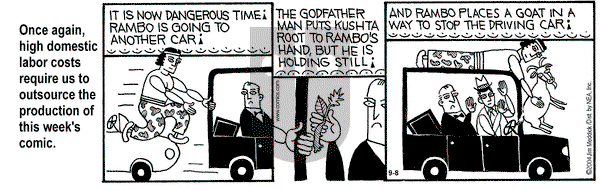Monty on Wednesday September 8, 2004 Comic Strip