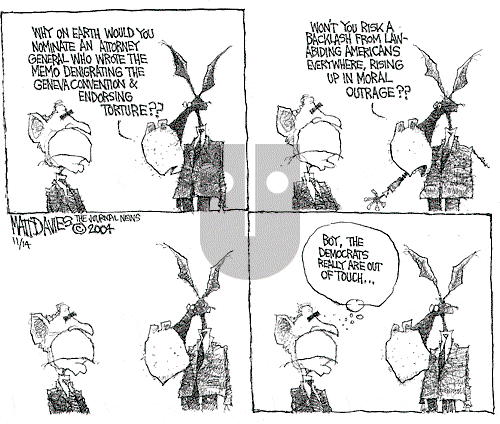 Matt Davies on Friday November 12, 2004 Comic Strip