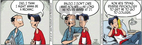 Baldo on Thursday January 26, 2012 Comic Strip