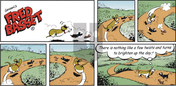 Fred Basset on Sunday July 5, 2020 Comic Strip