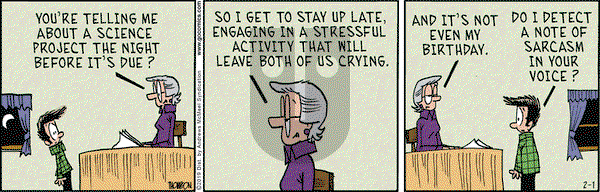 Grand Avenue on Friday February 1, 2019 Comic Strip