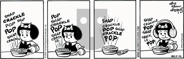 Nancy on Thursday December 5, 2002 Comic Strip
