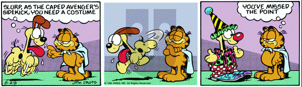 Garfield on Thursday August 29, 1985 Comic Strip