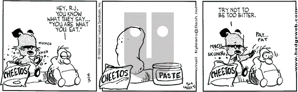 Over the Hedge on Saturday April 3, 1999 Comic Strip