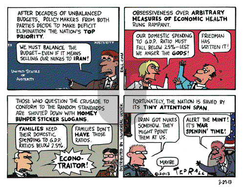 Ted Rall on Wednesday March 27, 2013 Comic Strip