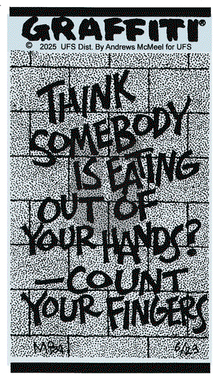 Graffiti on Monday June 23, 2025 Comic Strip