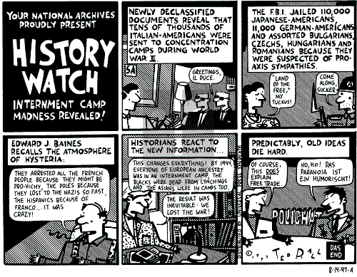 Ted Rall on Thursday August 14, 1997 Comic Strip