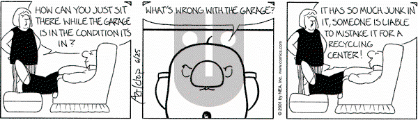 The Born Loser on Saturday September 29, 2001 Comic Strip