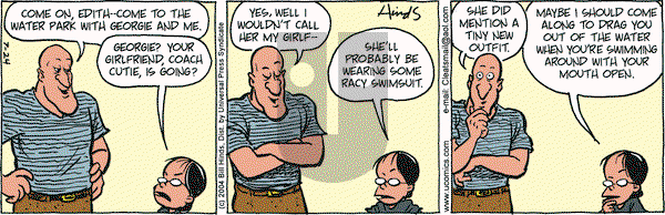 Cleats on Saturday July 24, 2004 Comic Strip