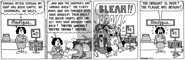 Cathy Classics on Saturday March 19, 1994 Comic Strip