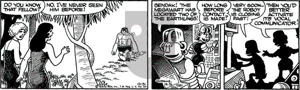 Alley Oop on Monday December 31, 1979 Comic Strip
