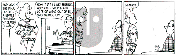 Luann on Tuesday September 5, 1995 Comic Strip