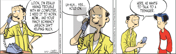 Baldo on Monday March 10, 2008 Comic Strip