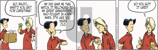 Baldo on Thursday January 1, 2009 Comic Strip