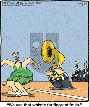 In the Bleachers on Thursday December 26, 2019 Comic Strip