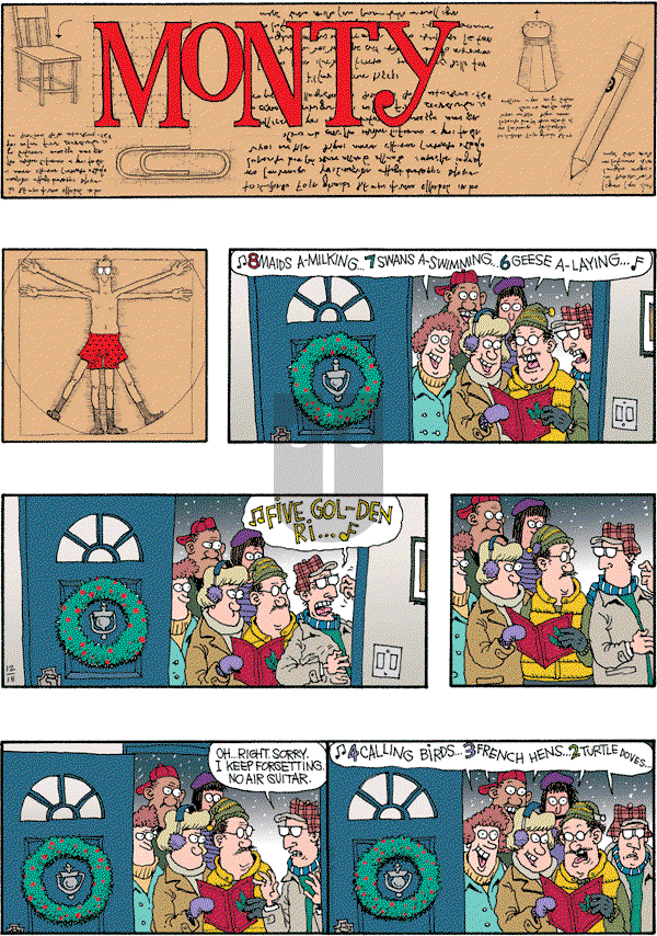 Monty on Sunday December 18, 2011 Comic Strip
