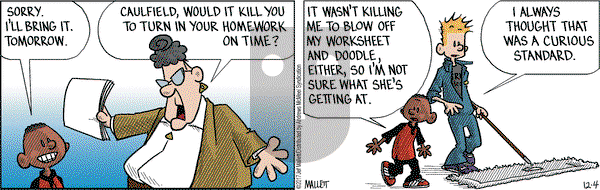 Frazz on Monday December 4, 2017 Comic Strip