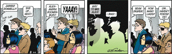 Doonesbury on Thursday June 6, 2013 Comic Strip