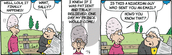 Lola on Saturday October 3, 2015 Comic Strip