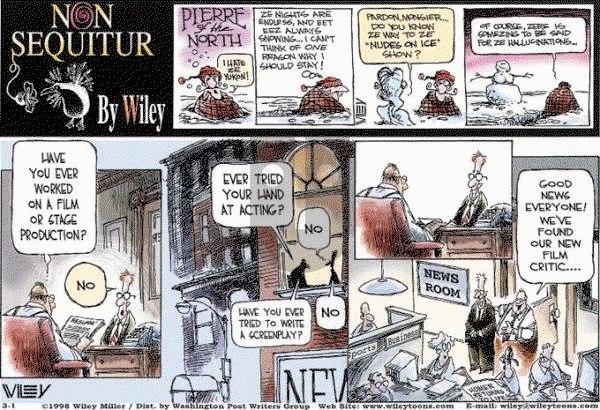 Non Sequitur on Sunday March 1, 1998 Comic Strip