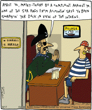 The Argyle Sweater - Wednesday September 17, 2008 Comic Strip