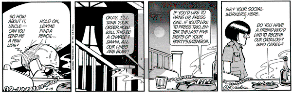Doonesbury on Thursday February 18, 1993 Comic Strip