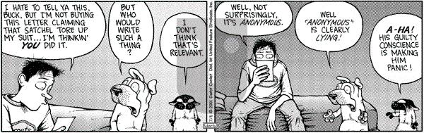 Get Fuzzy - Friday July 6, 2001 Comic Strip