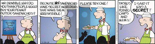 Drabble on Thursday July 23, 2015 Comic Strip