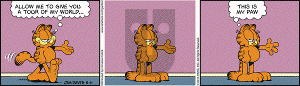Garfield - Monday May 11, 2015 Comic Strip