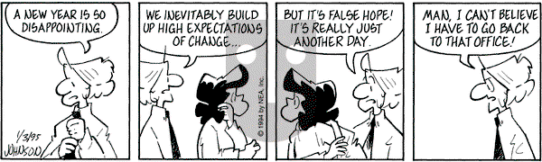 Arlo and Janis on Tuesday January 3, 1995 Comic Strip