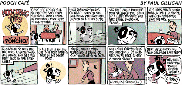 Pooch Cafe on Sunday March 20, 2005 Comic Strip