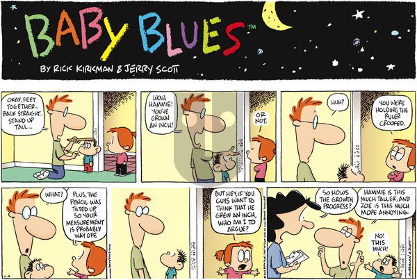 Baby Blues on Sunday November 9, 2003 Comic Strip