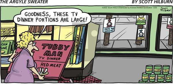 The Argyle Sweater - Sunday June 26, 2022 Comic Strip