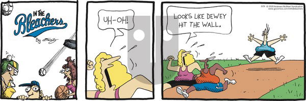 In the Bleachers on Sunday March 29, 2020 Comic Strip