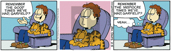 Garfield on Saturday February 5, 2000 Comic Strip