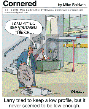 Cornered on Tuesday July 5, 2016 Comic Strip
