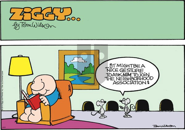 Ziggy on Sunday April 12, 2015 Comic Strip