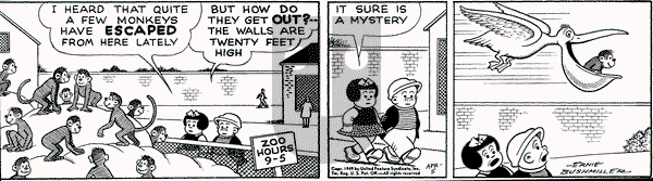 Nancy on Tuesday April 5, 1949 Comic Strip