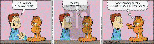 Garfield on Tuesday August 28, 2018 Comic Strip