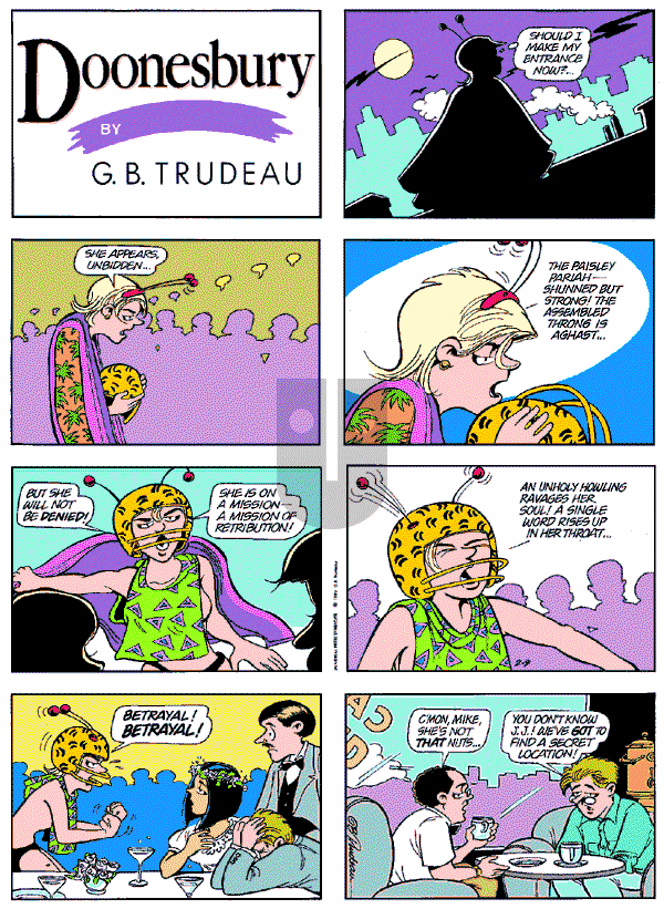 Doonesbury on Sunday February 9, 1997 Comic Strip