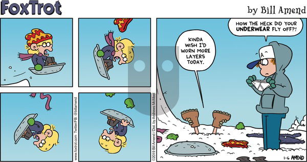 FoxTrot on Sunday January 6, 2019 Comic Strip
