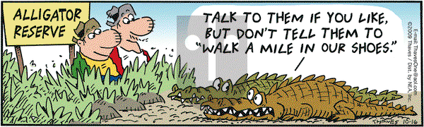 Frank and Ernest on Friday October 16, 2009 Comic Strip