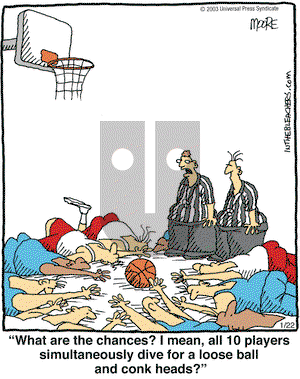 In the Bleachers on Monday January 22, 2007 Comic Strip