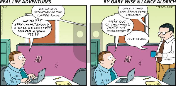 Real Life Adventures on Sunday October 1, 2017 Comic Strip