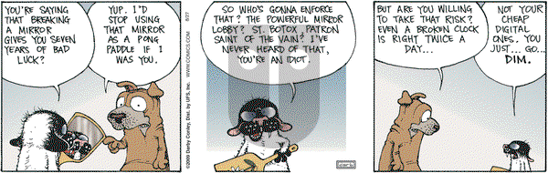 Get Fuzzy on Thursday August 27, 2009 Comic Strip