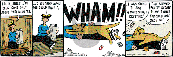 Overboard on Wednesday December 2, 2015 Comic Strip