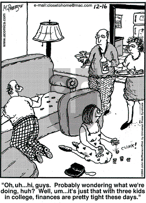 Close to Home on Thursday December 16, 2004 Comic Strip