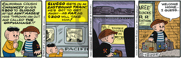 Nancy on Monday April 22, 2013 Comic Strip