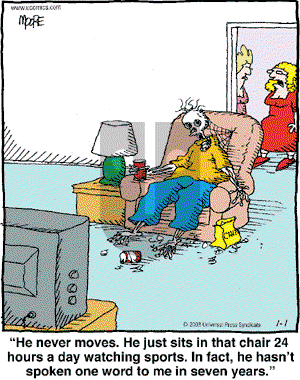 In the Bleachers - Tuesday January 1, 2002 Comic Strip